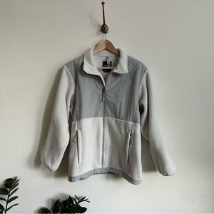 The North Face Kids Gray and Cream Jacket